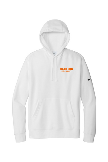 Babylon Field Hockey Embroidered Nike Club Fleece Sleeve Swoosh Pullover Hoodie