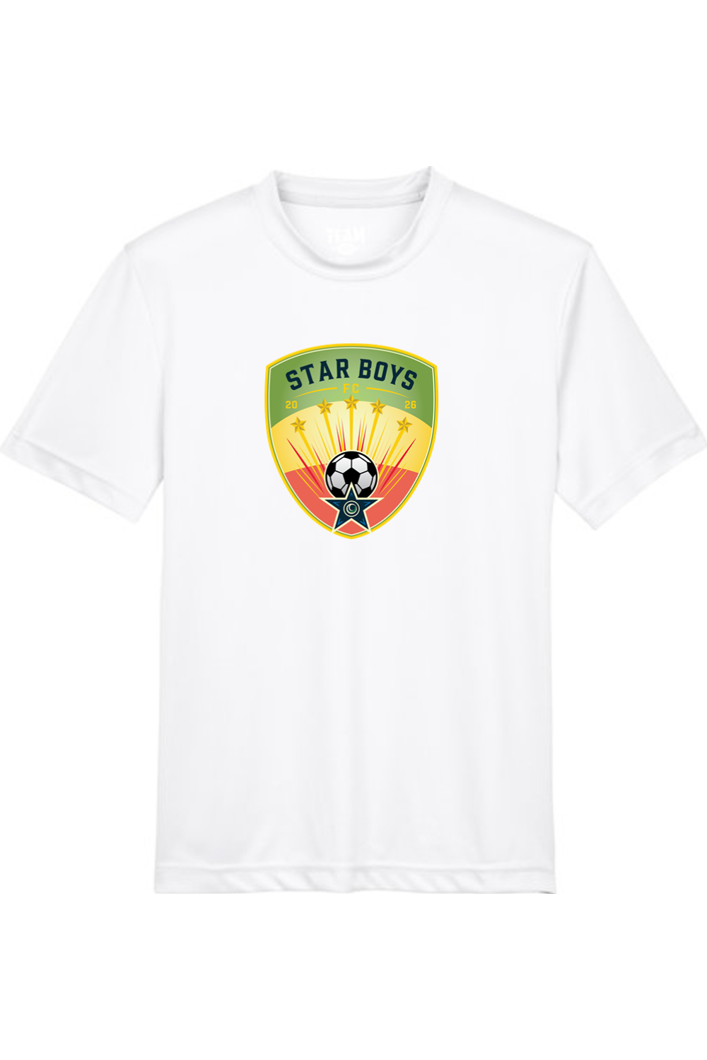 Star Boys Soccer Youth Athletic T-Shirt