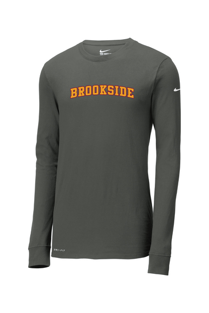 Brookside Lacrosse Nike Dri-FIT Cotton/Poly Long Sleeve Tee