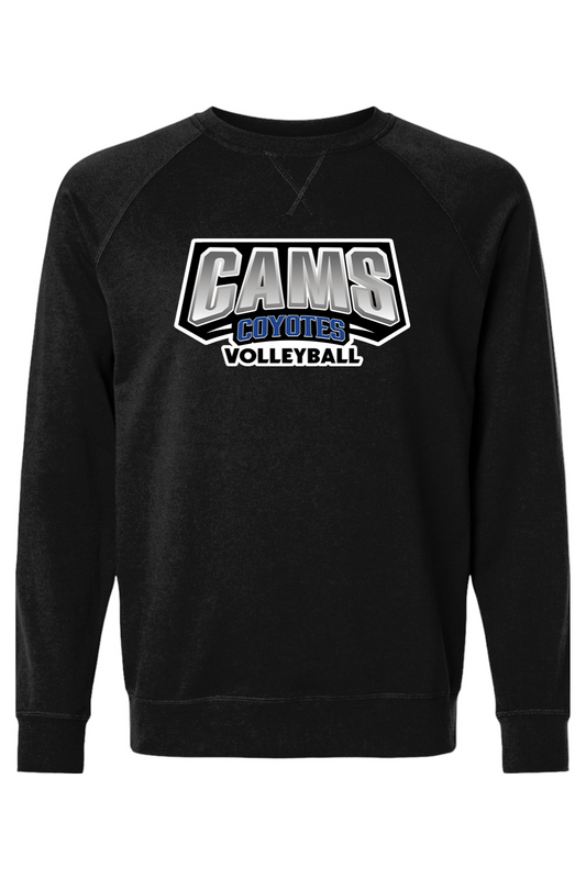 CAMS Volleyball Adult Heavyweight Raglan Long Sleeve
