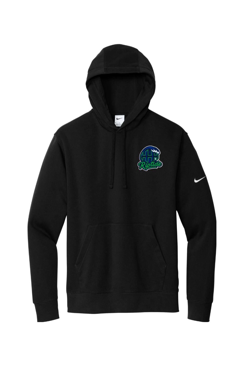 HHH Riptide Embroidered Nike Club Fleece Sleeve Swoosh Pullover Hoodie
