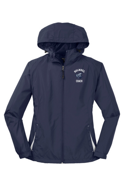 Holmdel Volleyball Club Women's Colorblock Hooded Raglan Jacket