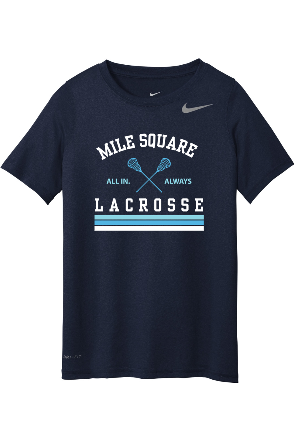 Mile Square Lacrosse Nike Youth Team rLegend Tee