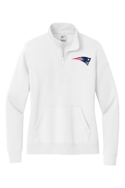 Homewood Lacrosse Embroidered Nike Ladies Club Fleece Sleeve Swoosh 1/2-Zip
