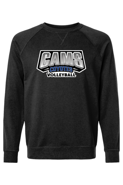CAMS Volleyball Adult Heavyweight Raglan Long Sleeve