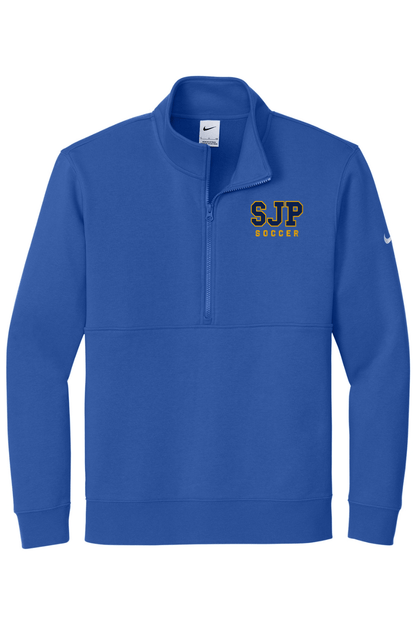 St Joseph Cockeysville Embroidered Nike Club Fleece Sleeve Swoosh 1/2-Zip Signature Lacrosse