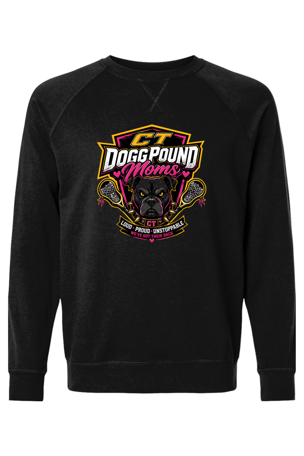 Doggpound Lacrosse Adult Heavyweight Raglan Long Sleeve