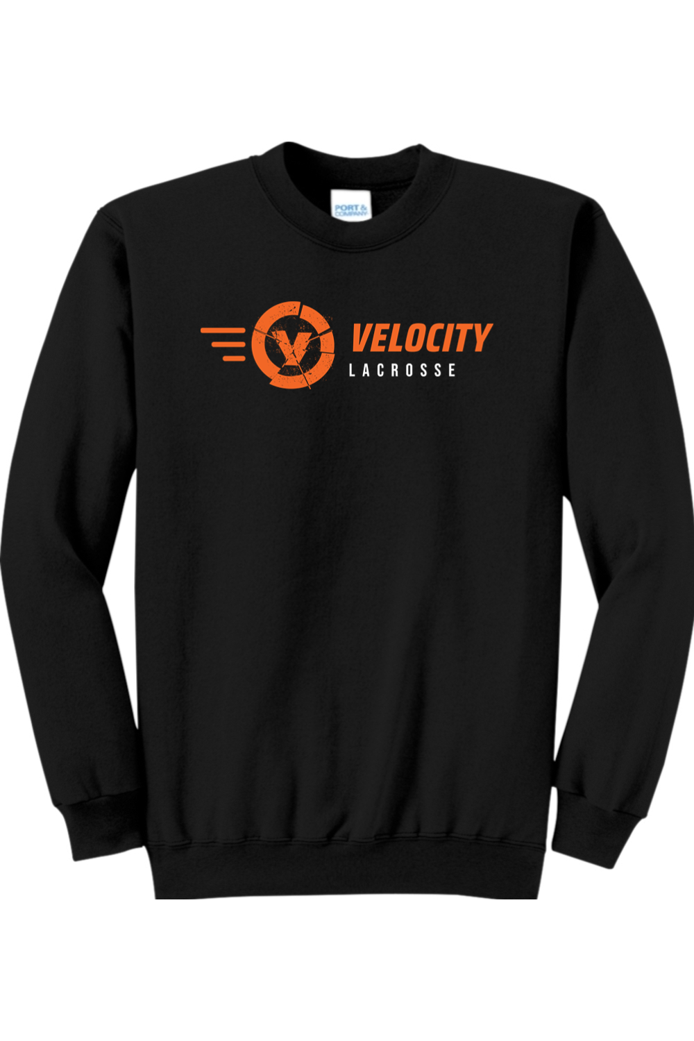 Velocity Lacrosse Port & Company Core Fleece Crewneck Sweatshirt