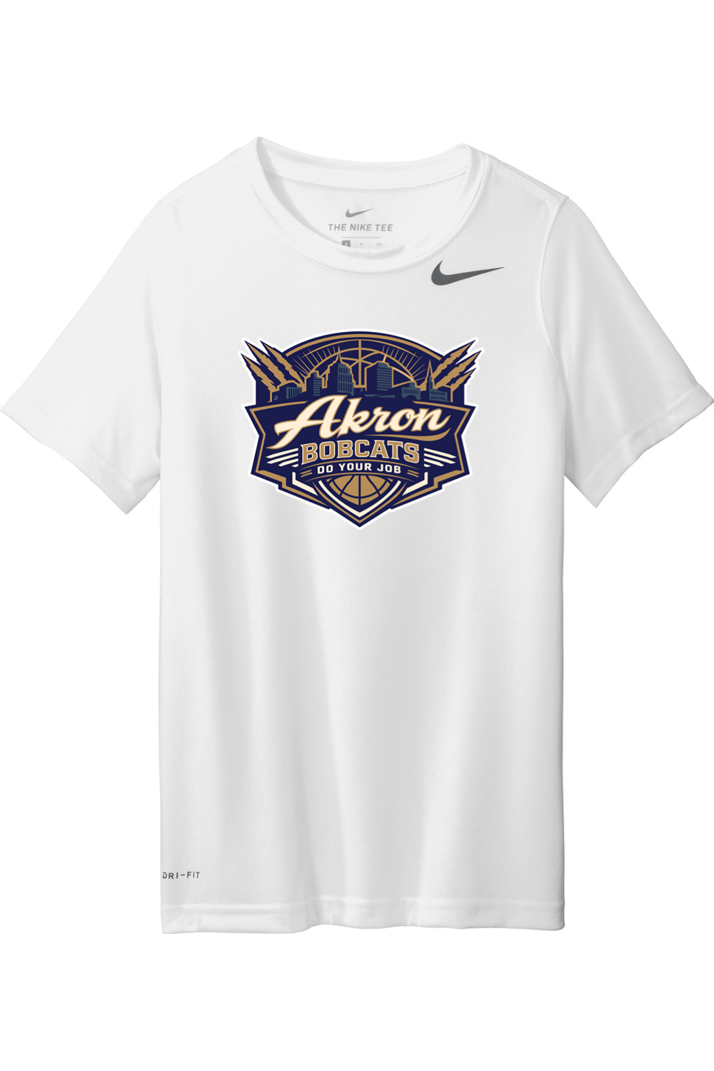 Arkron Bobcats Basketball Nike Youth Team Legend Tee