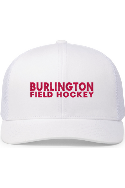 Burlington Field Hockey Embroidered Trucker Hat