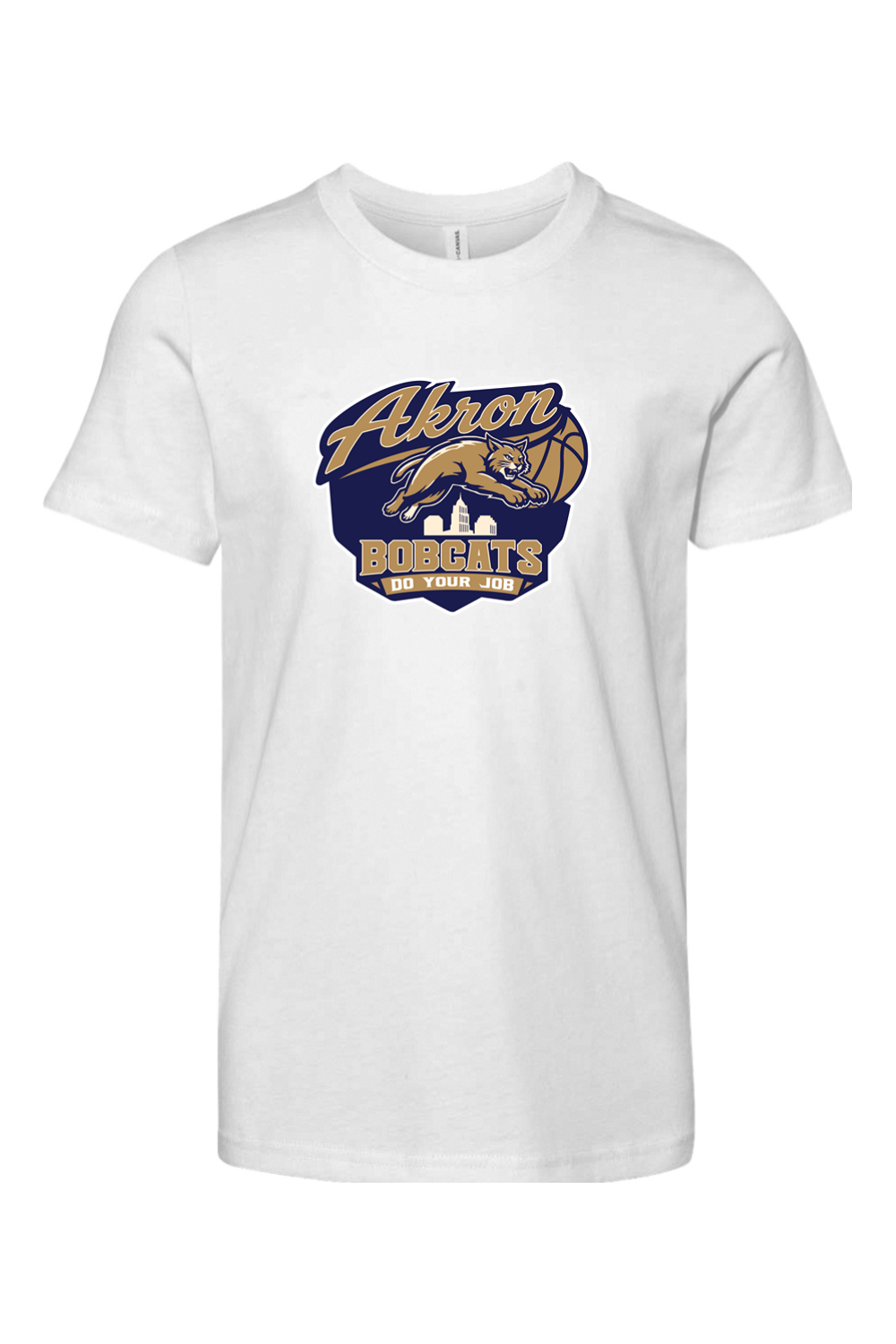 Arkron Bobcats Basketball Youth Lifestyle T-Shirt