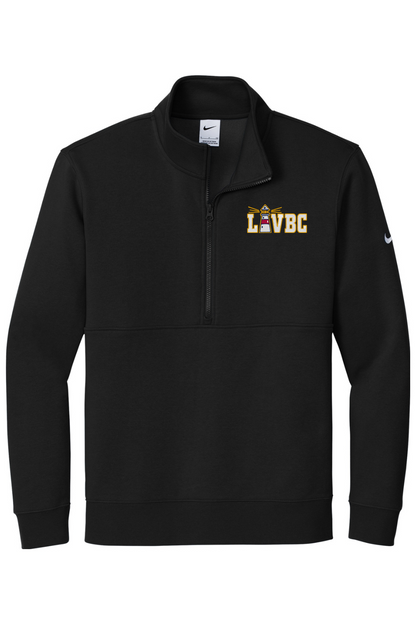 Long Island Volleyball Embroidered Nike Club Fleece Sleeve Swoosh 1/2-Zip