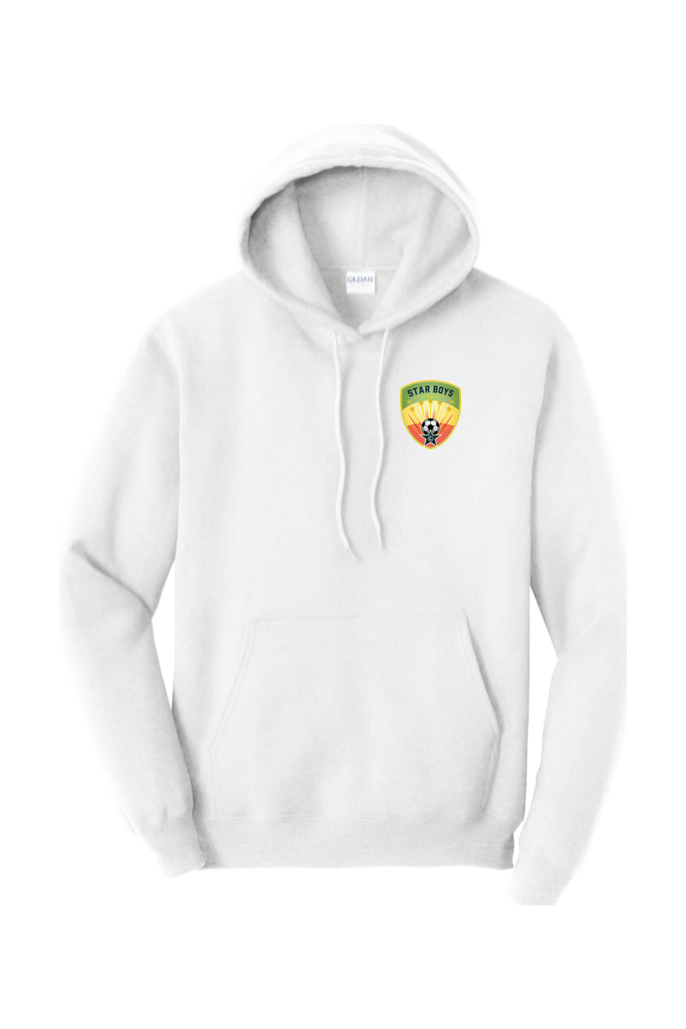 Star Boys Soccer Adult Heavyweight Hoodie