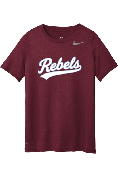 Rebels Travel Baseball Nike Youth Team Legend Tee