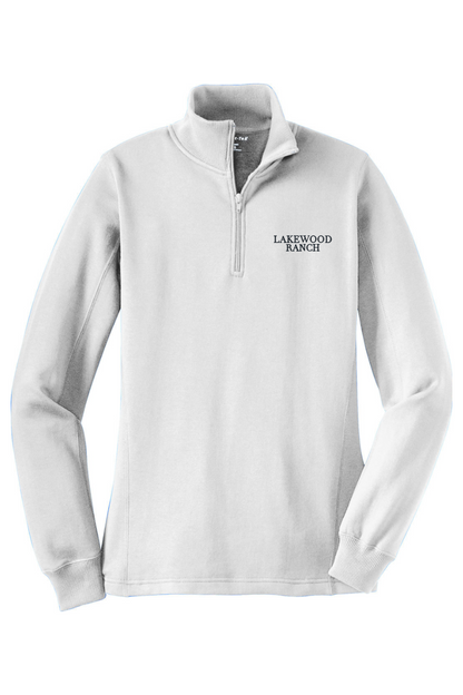 Lakewood Ranch Adult Women's Embroidered Quarter-Zip Pullover