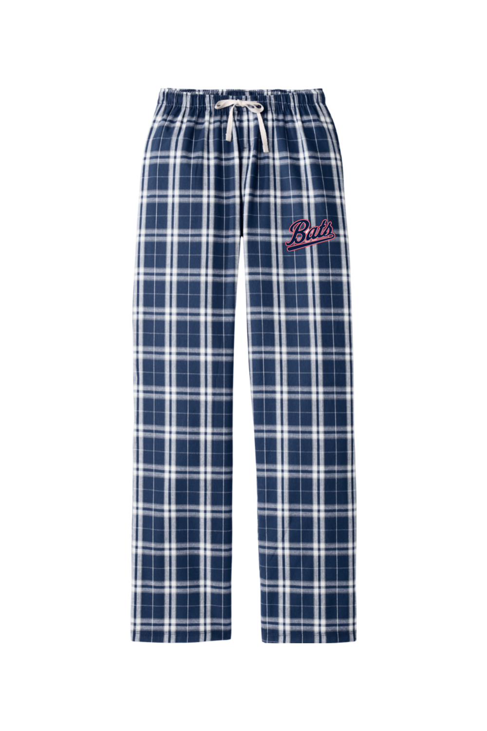 Dallas Bats Baseball Adult Women's Flannel Plaid Pants