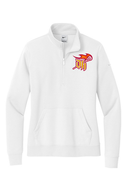 Desert Heat LC Embroidered Nike Ladies Club Fleece Sleeve Swoosh 1/2-Zip