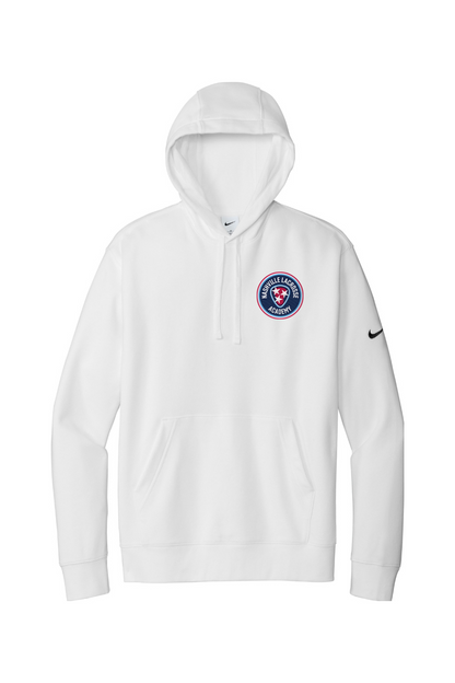 Nashville Lacrosse Embroidered Nike Club Fleece Sleeve Swoosh Pullover Hoodie