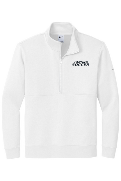 Panther Soccer Embroidered Nike Club Fleece Sleeve Swoosh 1/2-Zip