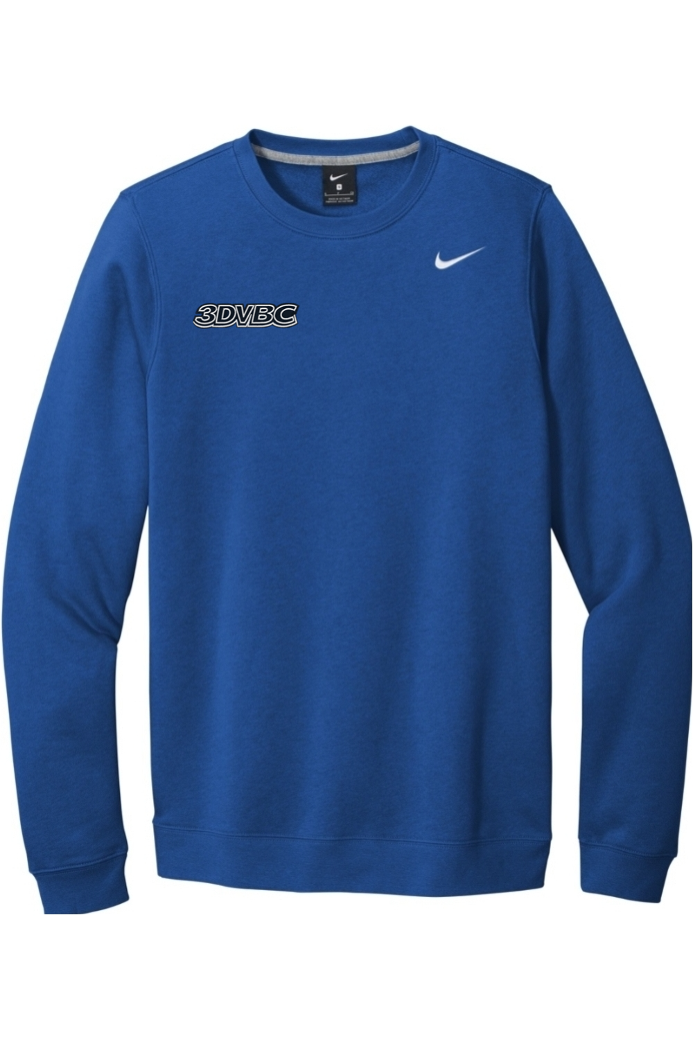 3DVBC Volleyball Embroidered Nike Club Fleece Crew
