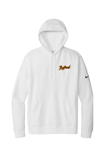 Doggpound Lacrosse Embroidered Nike Club Fleece Sleeve Swoosh Pullover Hoodie