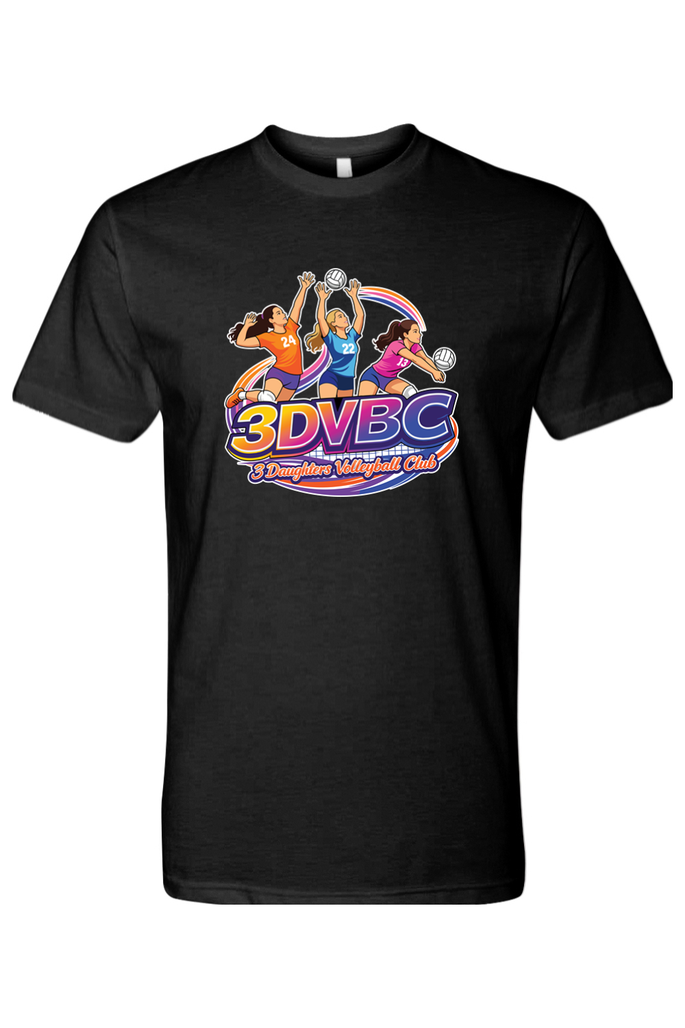 3DVBC Volleyball Adult Men's T-Shirt