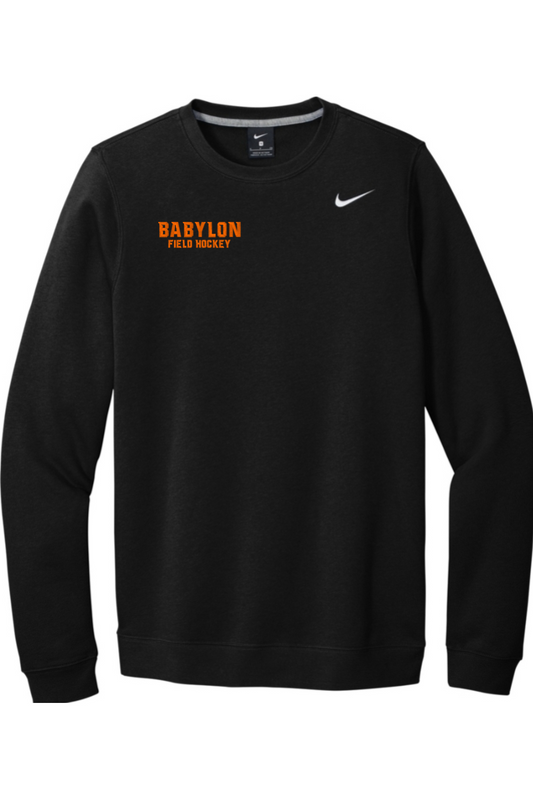 Babylon Field Hockey Embroidered Nike Club Fleece Crew