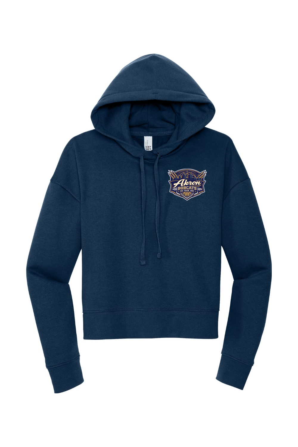 Arkron Bobcats Basketball Adult Women's Fleece Hoodie