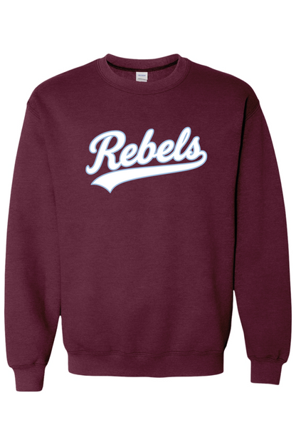 Rebels Travel Baseball Adult Heavyweight Sweatshirt