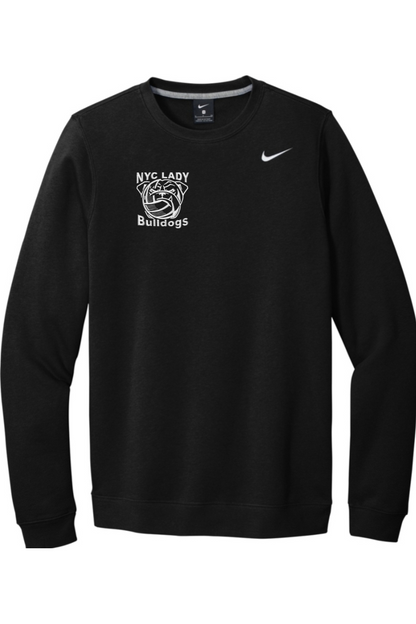 NYCLB Embroidered Nike Club Fleece Crew