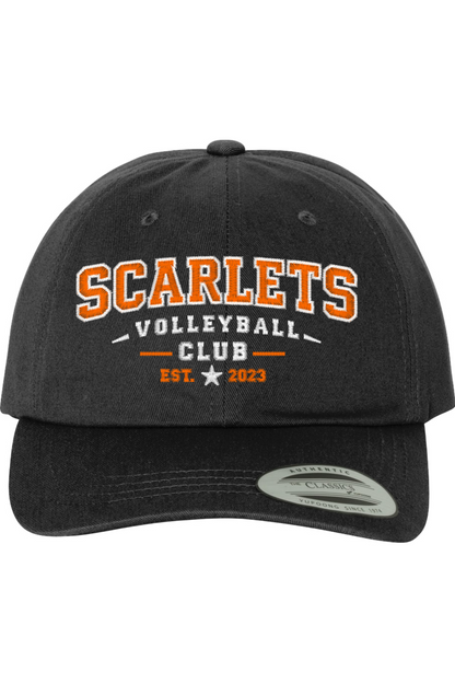 Scarlets Volleyball Embroidered Dad Hat