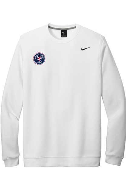 Nashville Lacrosse Embroidered Nike Club Fleece Crew