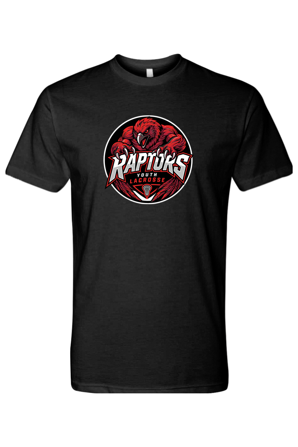 Raptors Lacrosse Adult Men's T-Shirt