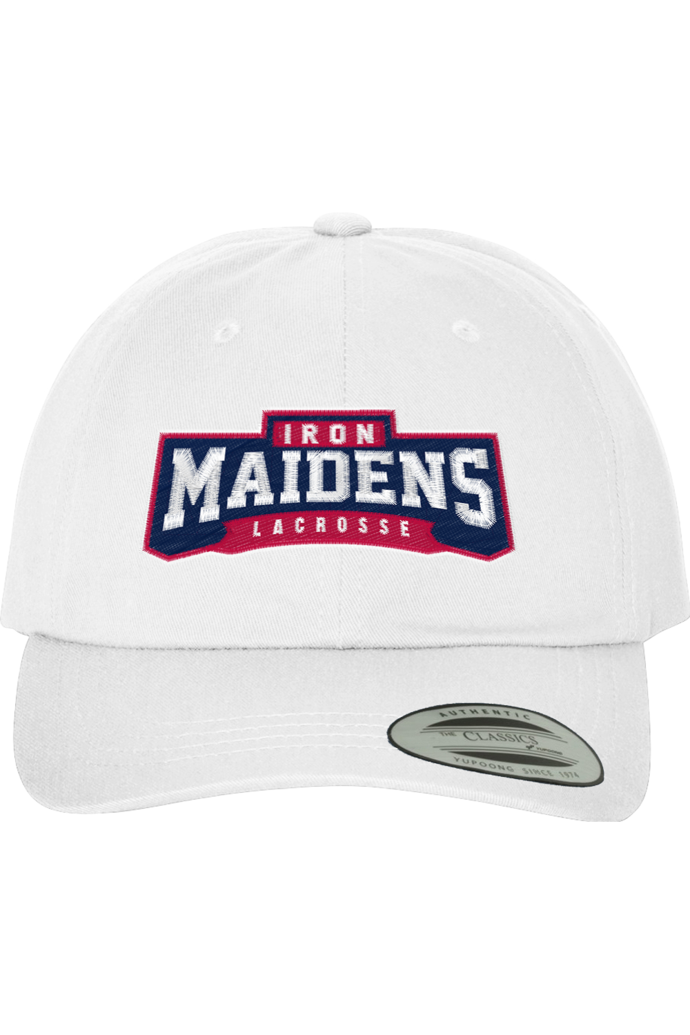Iron Maidens Lacrosse Embroidered Dad Hat