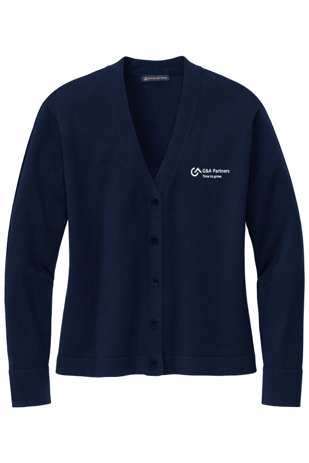 G&A Partners Brooks Brothers Women's Cotton Stretch Cardigan Sweater