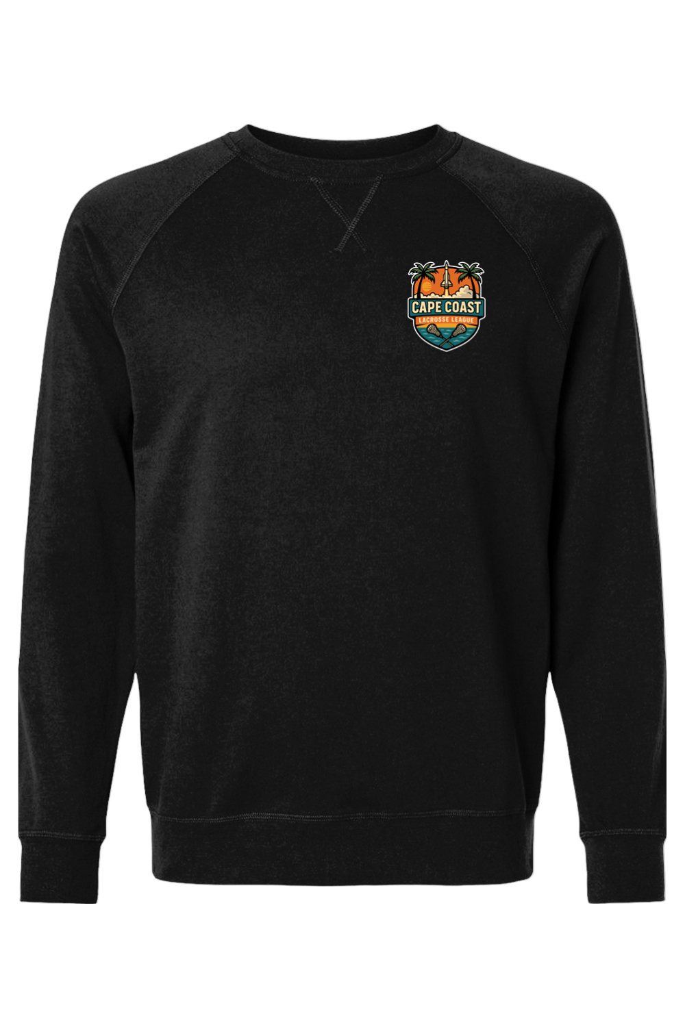 Cape Coast Lacrosse Adult Heavyweight Raglan Long Sleeve