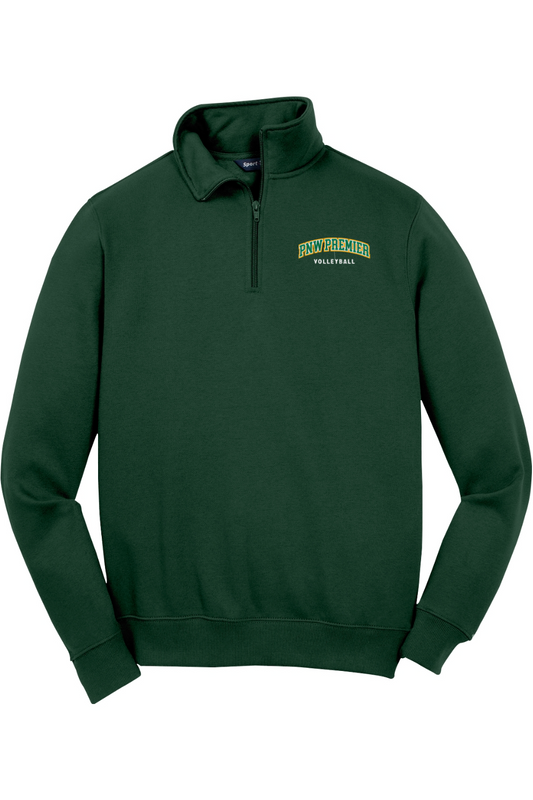 PNW Premier Volleyball Adult Embroidered Quarter-Zip Pullover
