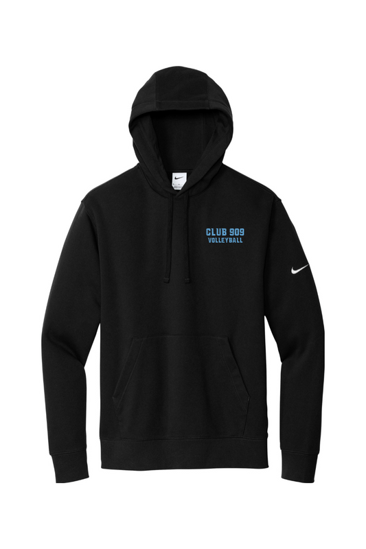 Risen 909 Coaches Embroidered Nike Club Fleece Sleeve Swoosh Pullover Hoodie