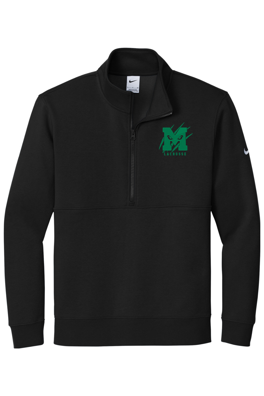 Monsters LC Embroidered Nike Club Fleece Sleeve Swoosh 1/2-Zip