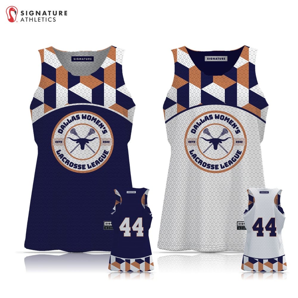 Dallas Women's Lacrosse League Women's Reversible Tournament Pinnie Signature Lacrosse