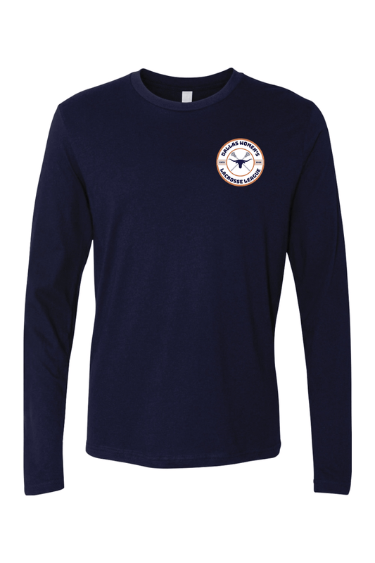 Dallas Womens Lacrosse Adult Long Sleeve T-Shirt Signature Lacrosse