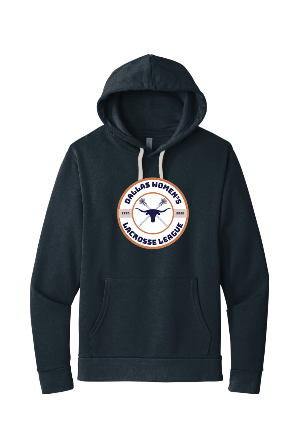 Dallas Womens Lacrosse Adult Premium Lightweight Hoodie Signature Lacrosse