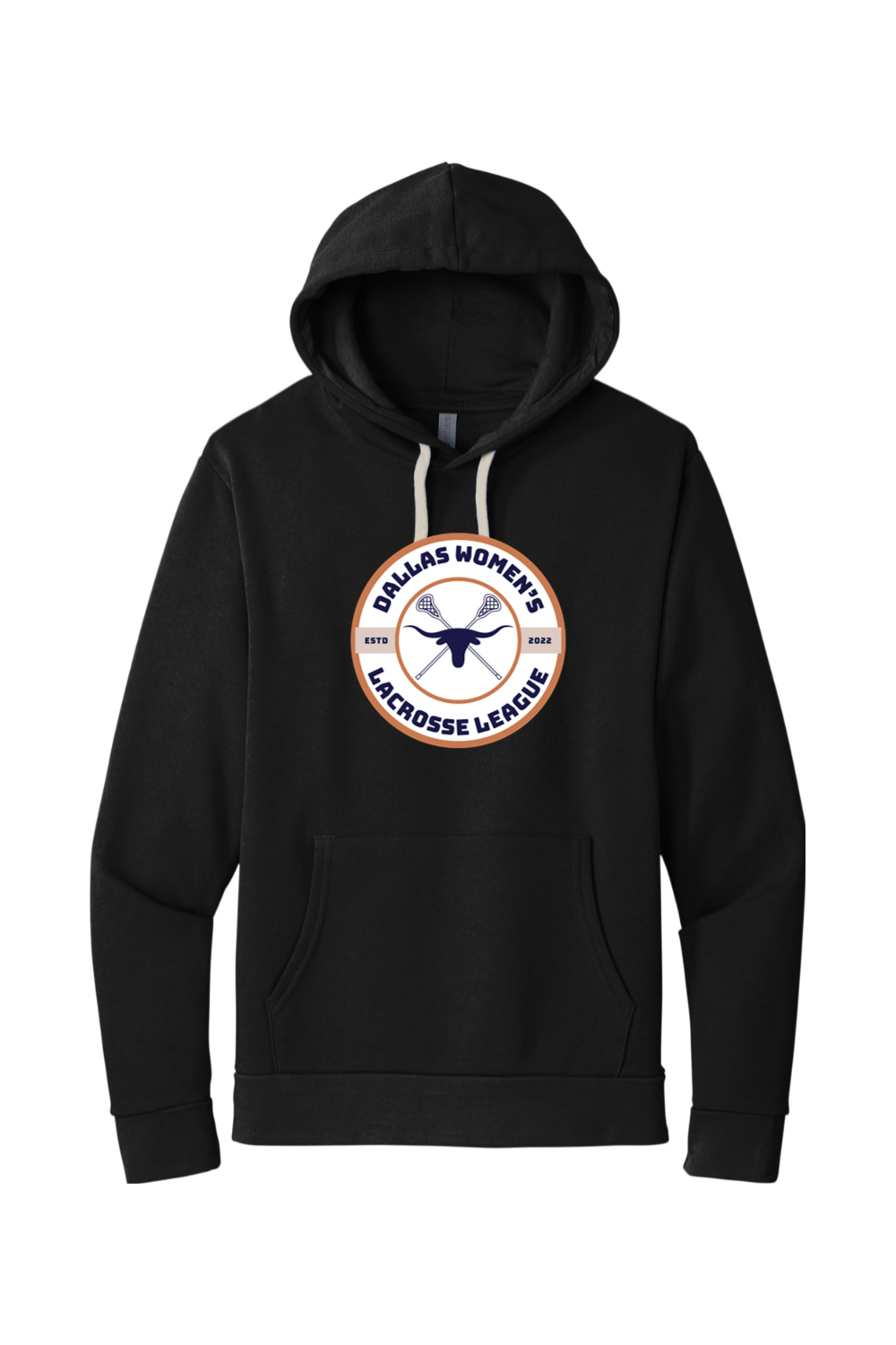 Dallas Womens Lacrosse Adult Premium Lightweight Hoodie Signature Lacrosse