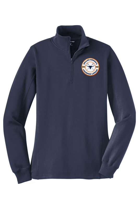 Dallas Womens Lacrosse Adult Women's Embroidered Quarter-Zip Pullover Signature Lacrosse