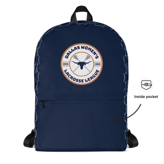 Dallas Womens Lacrosse Travel Backpack Signature Lacrosse