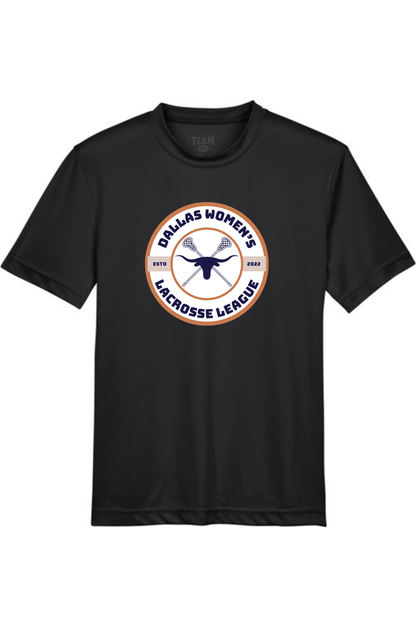 Dallas Womens Lacrosse Youth Athletic T-Shirt Signature Lacrosse