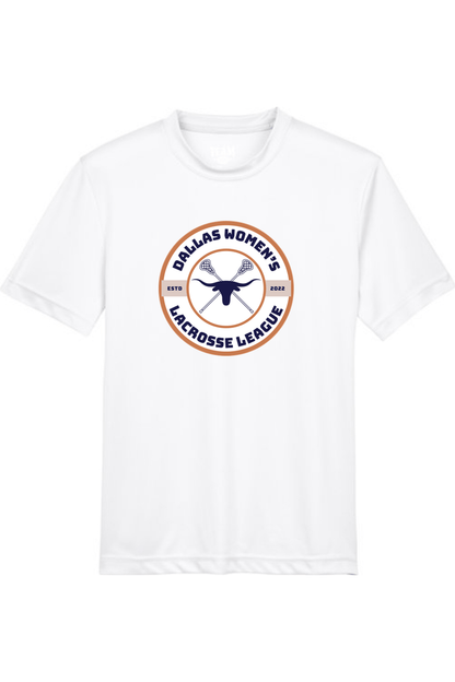 Dallas Womens Lacrosse Youth Athletic T-Shirt Signature Lacrosse