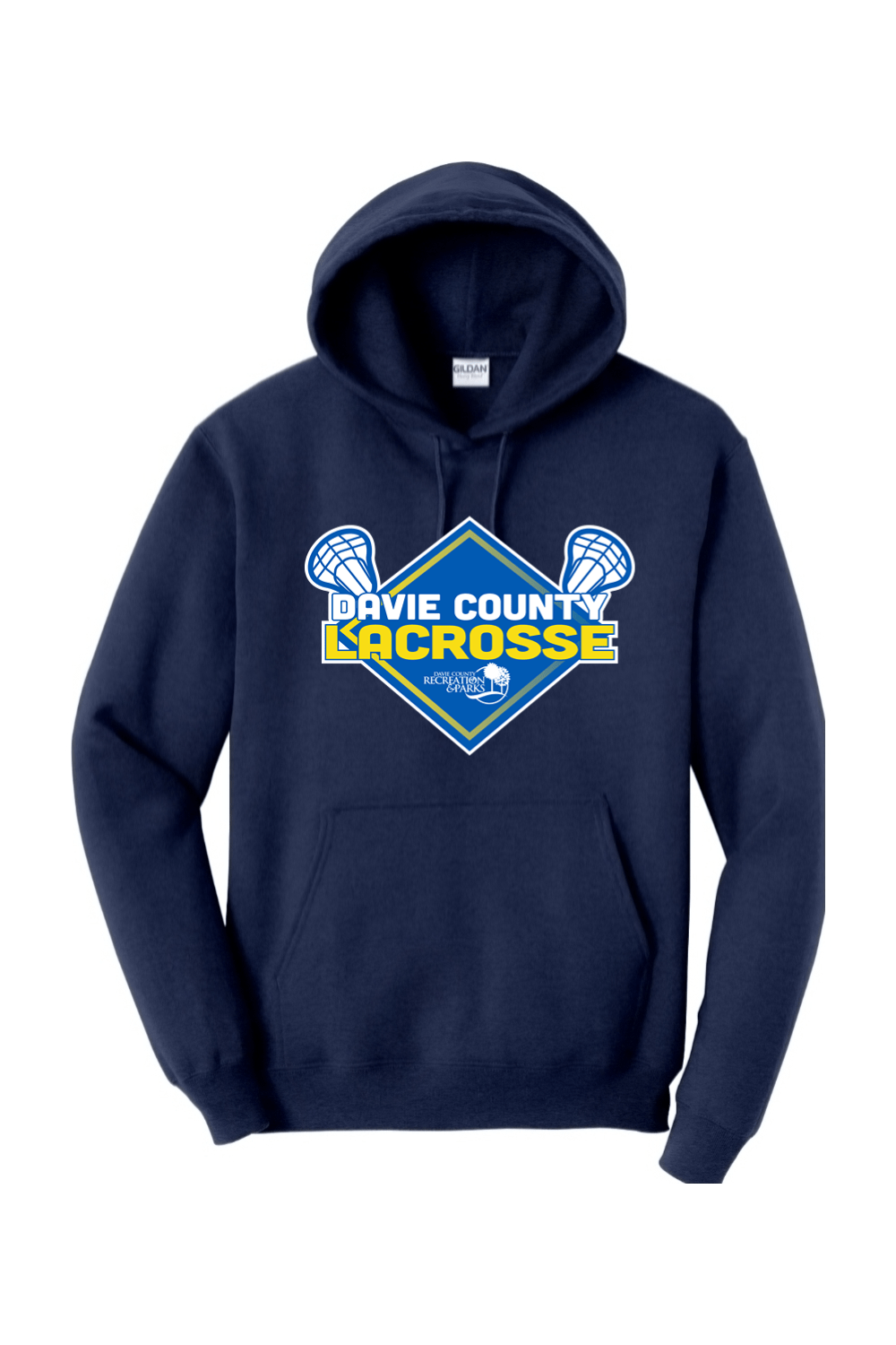 Davie County LC Adult Heavyweight Hoodie Signature Lacrosse
