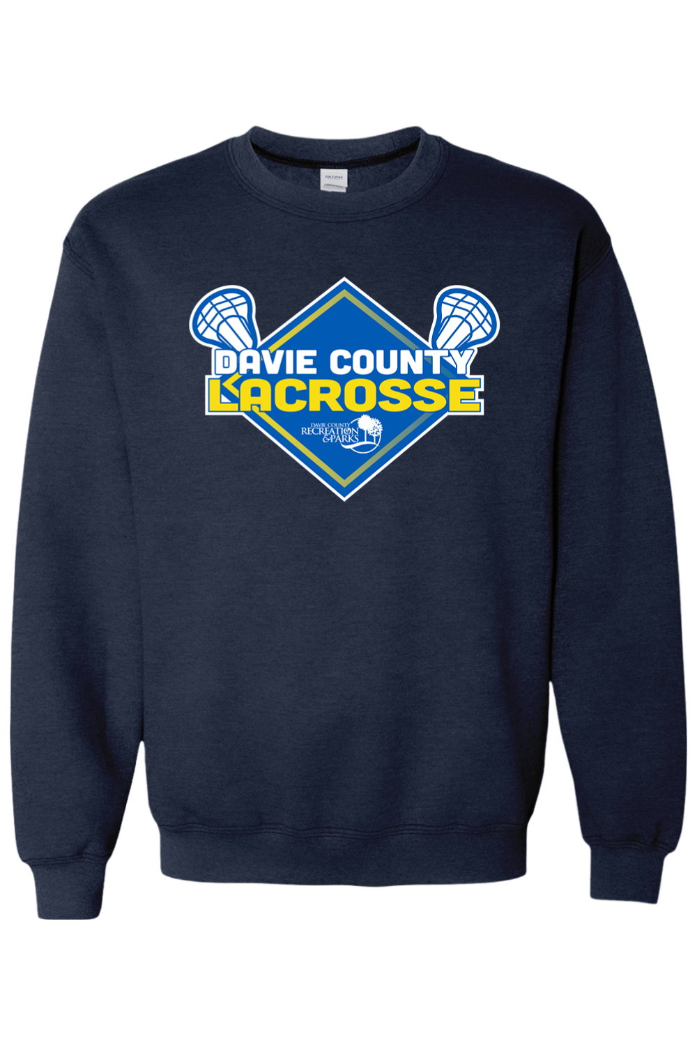Davie County LC Adult Heavyweight Sweatshirt Signature Lacrosse