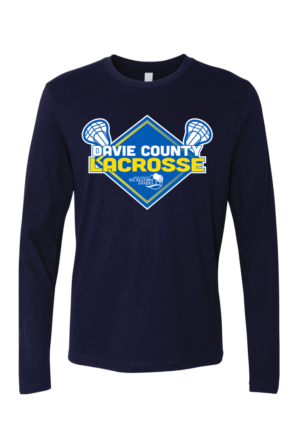 Davie County LC Adult Long Sleeve T-Shirt Signature Lacrosse